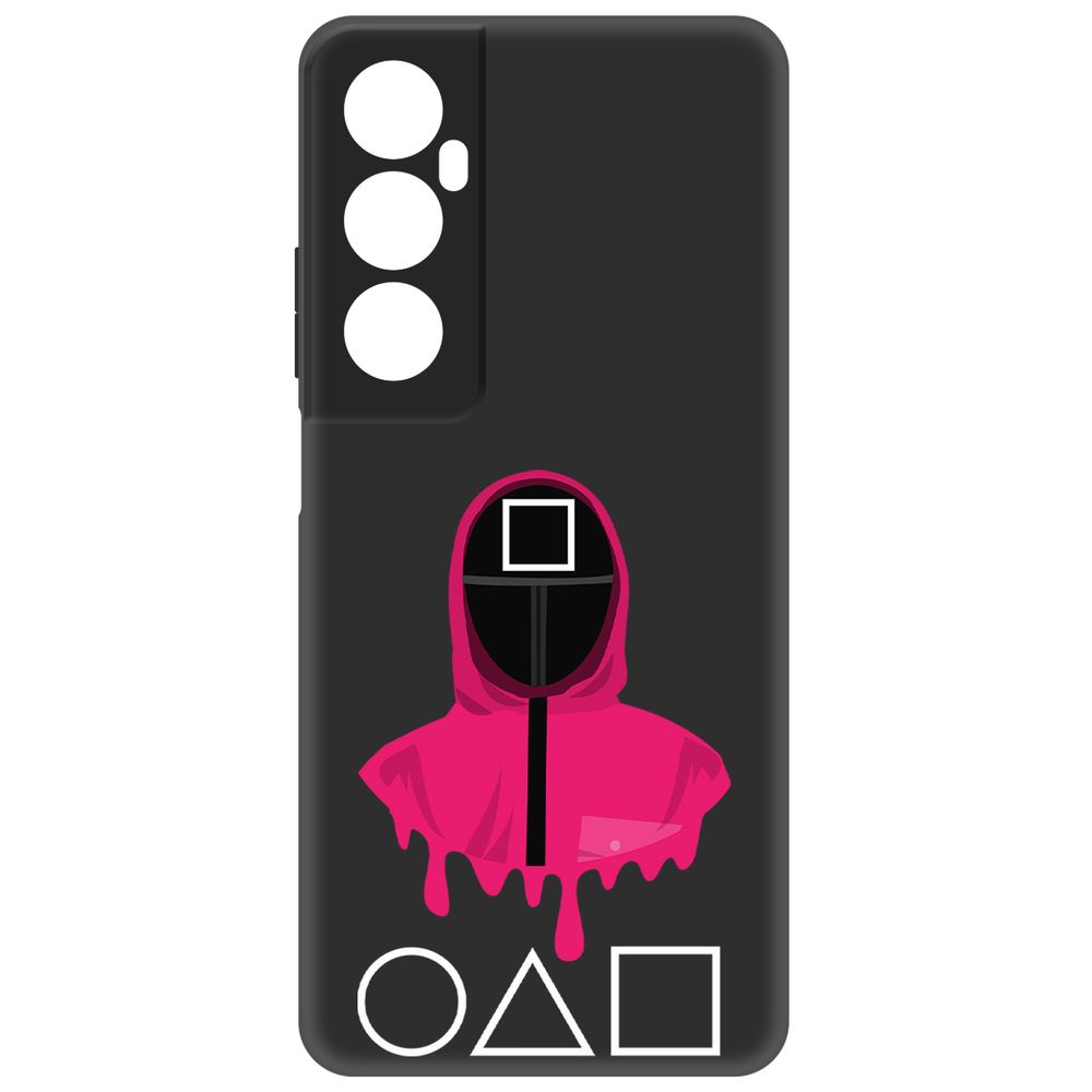 

Чехол Krutoff для Realme C65 Игра в кальмара-Начальник, Черный