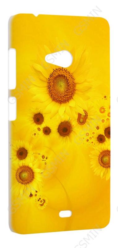 

Чехол NoBrand для Microsoft Lumia 540 Дизайн 162, Белый