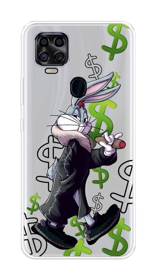 

Чехол на ZTE Blade V2020 "Rich Bugs Bunny", Зеленый;черный;голубой, 134350-6