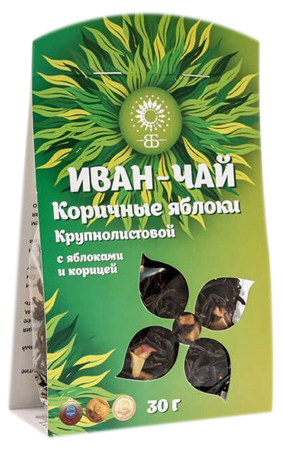 

Чай травяной Иван-чай Коричные яблоки крупнолистовой 30 г