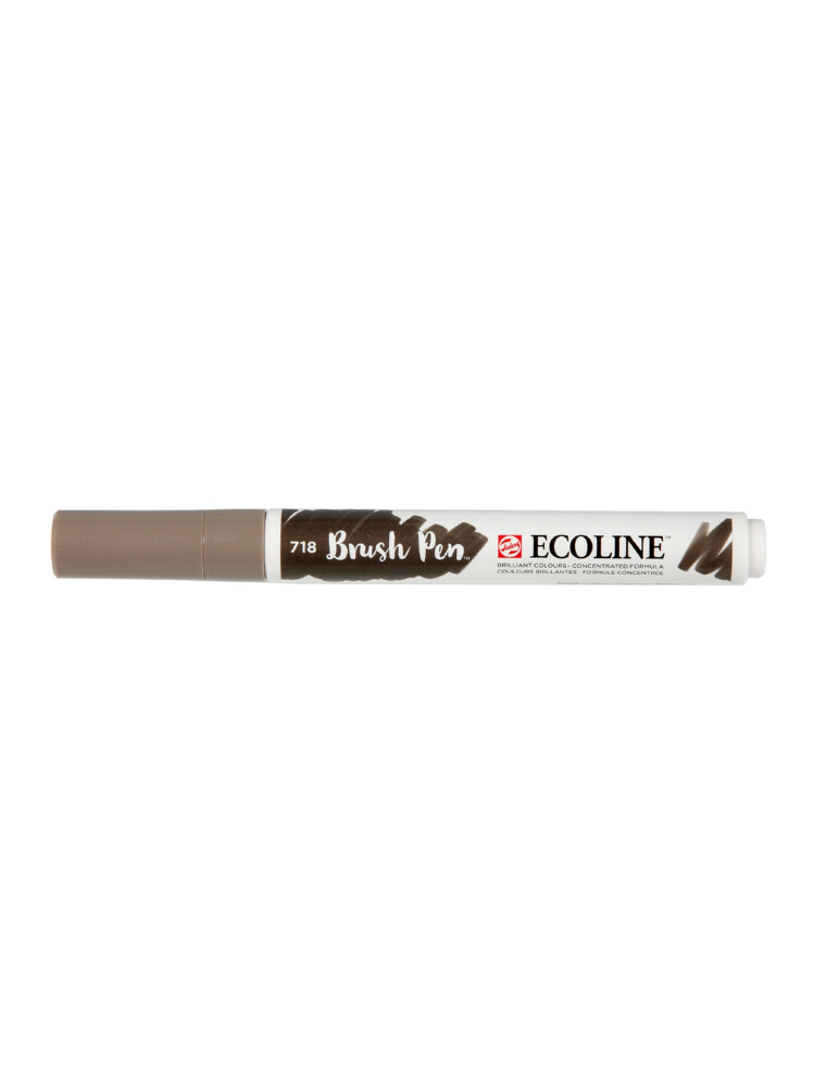 

Маркер акварельный Royal Talens Ecoline 11507180 Warm Grey серый, Ecoline