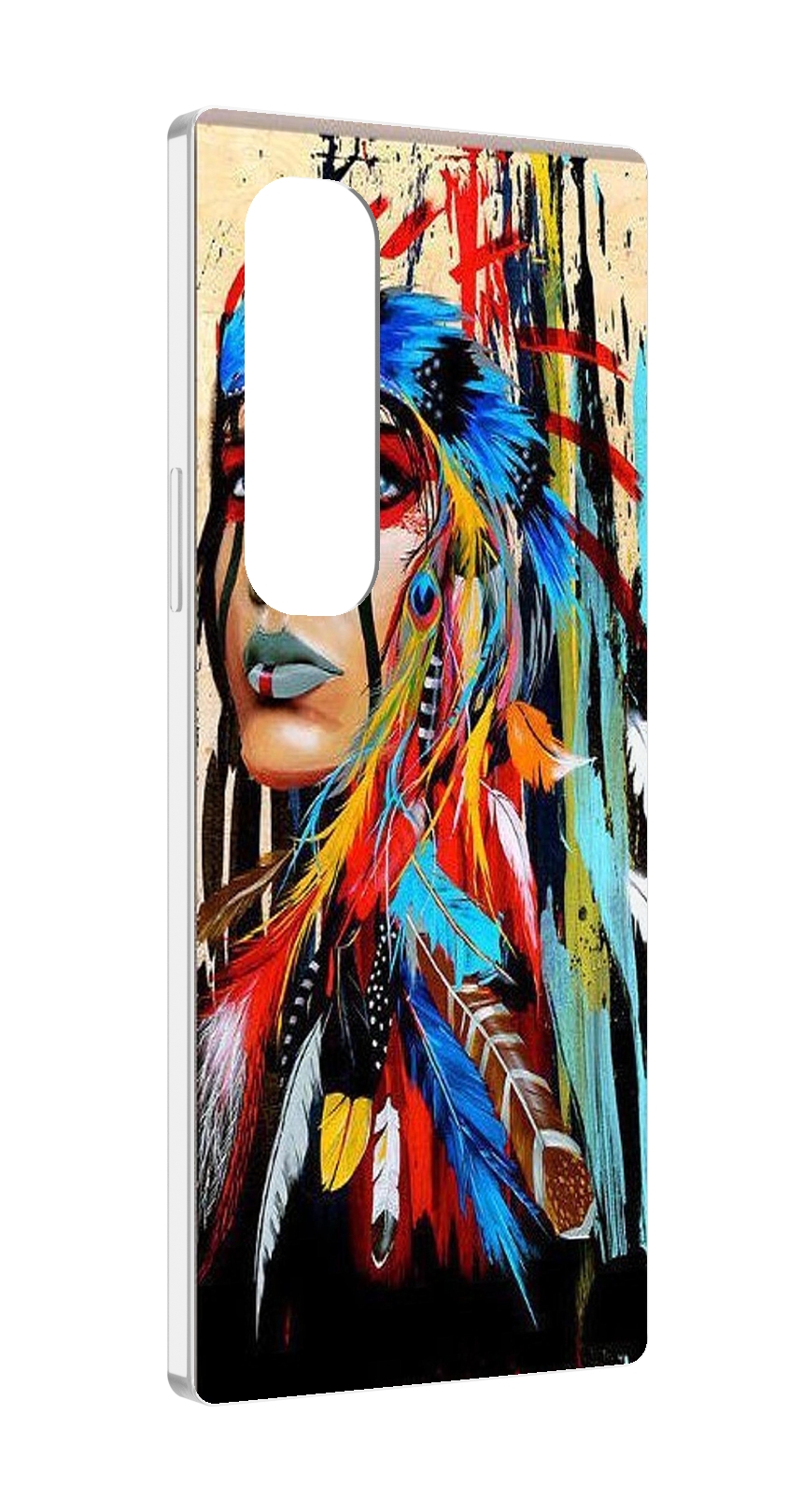 

Чехол MyPads индеец расписной для Samsung Galaxy Z Fold 4 (SM-F936), Прозрачный, Tocco
