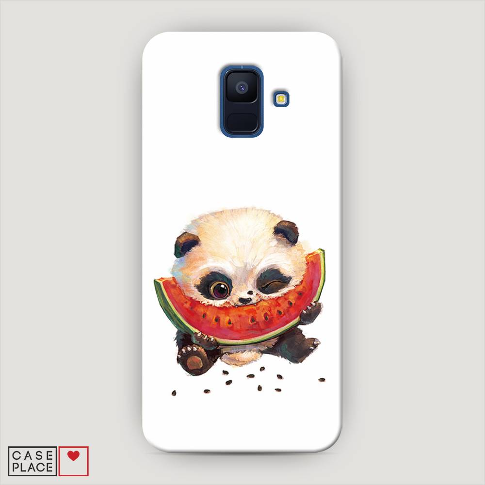 

Чехол Awog "Малыш панды с арбузом" для Samsung Galaxy A6
