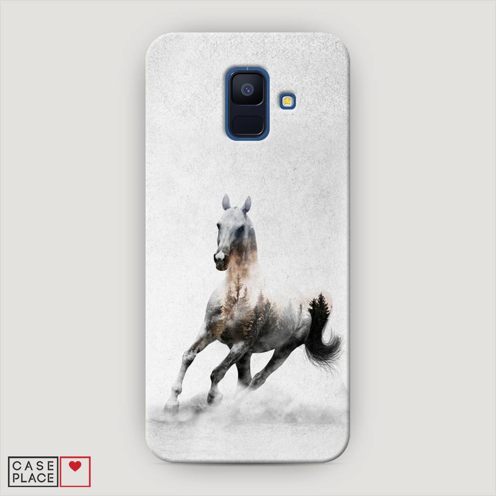 

Чехол Awog "Лошадь лес" для Samsung Galaxy A6