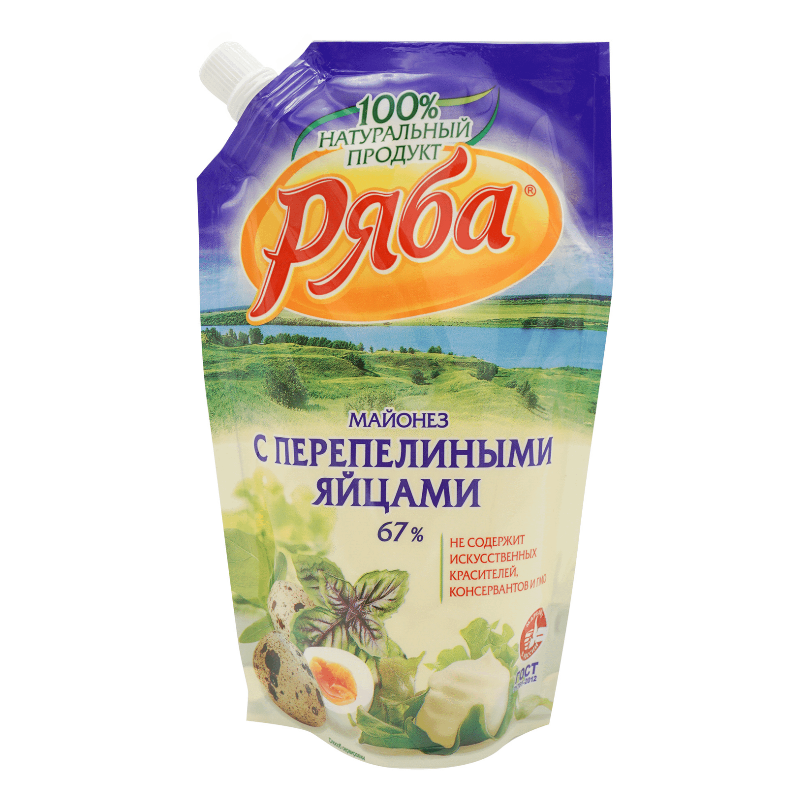 

Майонез Ряба С перепелиными яйцами 67% 372 г