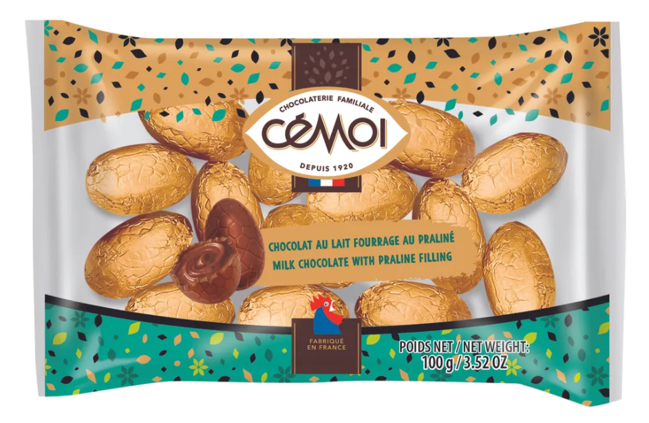 

Конфеты Cemoi Золотые яйца пралине 100 г