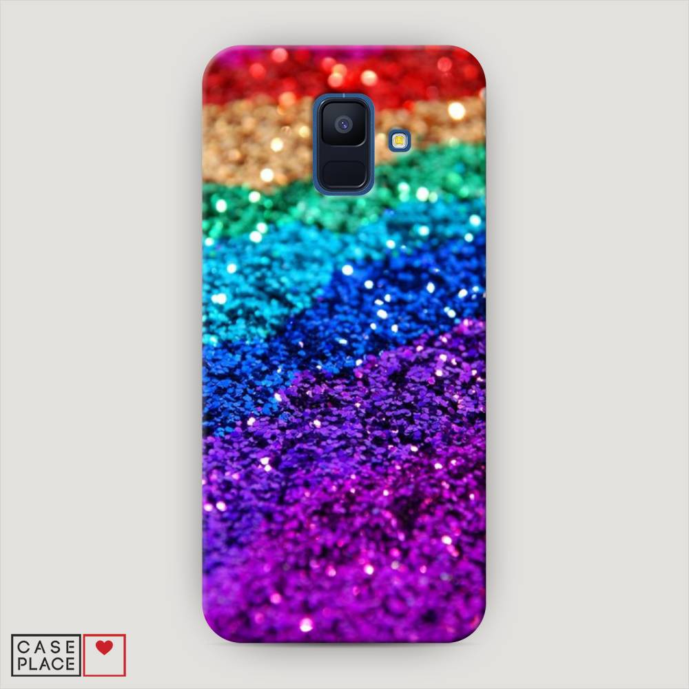 

Чехол Awog "Блестящая радуга рисунок" для Samsung Galaxy A6