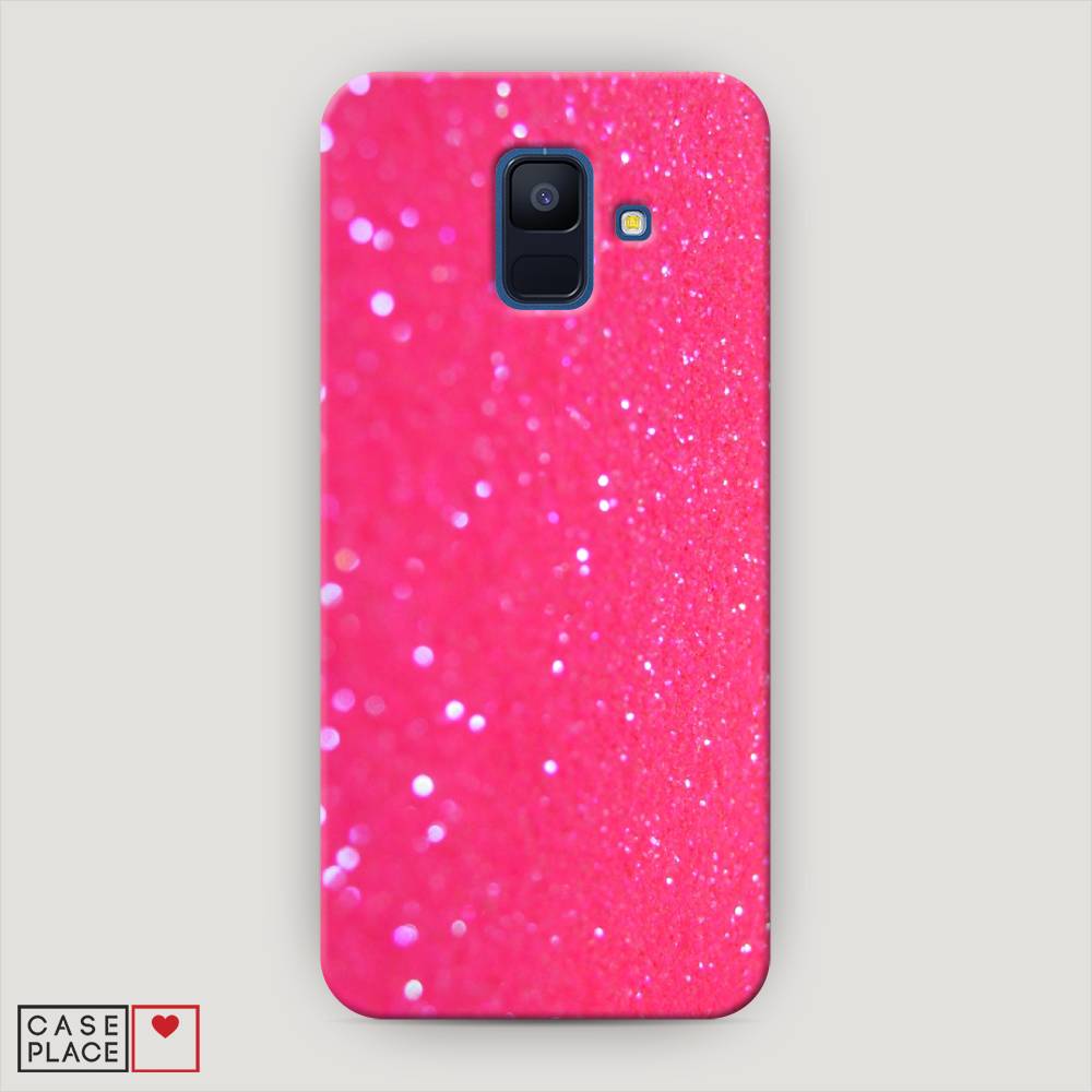 

Чехол Awog "Малиновые блестки рисунок" для Samsung Galaxy A6