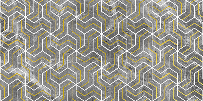 

Crystal Fractal Декор серый 30х60, Crystal