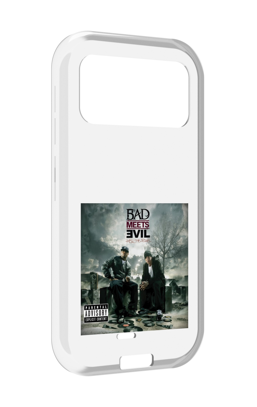 

Чехол MyPads Eminem BAD MEETS EVIL – HELL THE SEQUEL для Oukitel F150 H2022, Прозрачный, Tocco