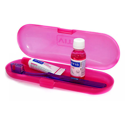 Vitis gingival kit набор по уходу за деснами (в пенале) ополаскиватель для рта dentaid vitis sensitive 500 мл