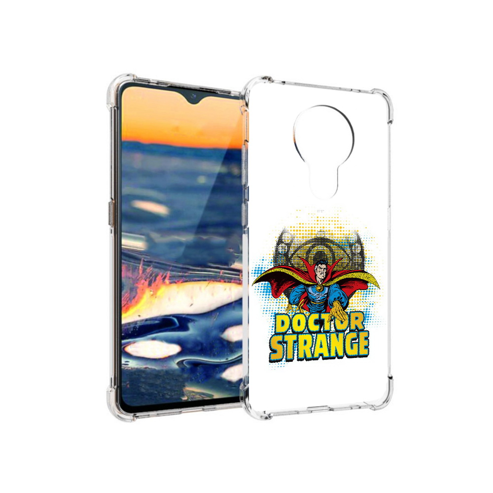 

Чехол MyPads Tocco для Nokia 5.3 доктор стренж рисунок (PT227052.106.335), Прозрачный, Tocco