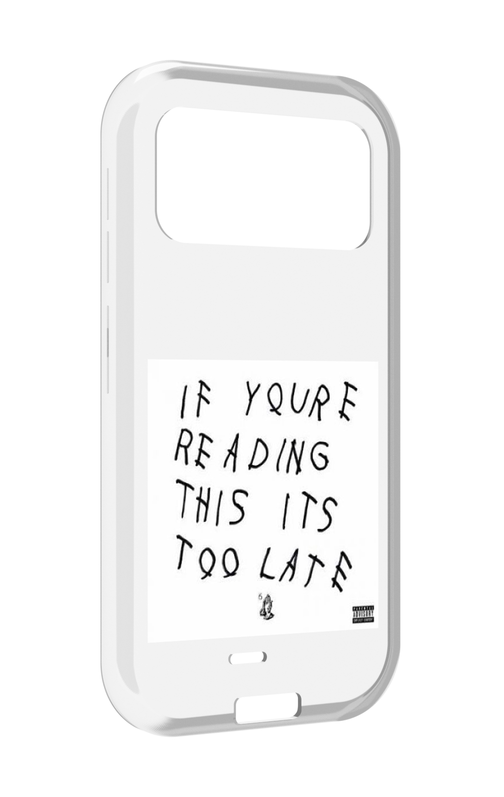 

Чехол MyPads Drake - If You’re Reading This It’s Too Late для Oukitel F150 H2022, Прозрачный, Tocco