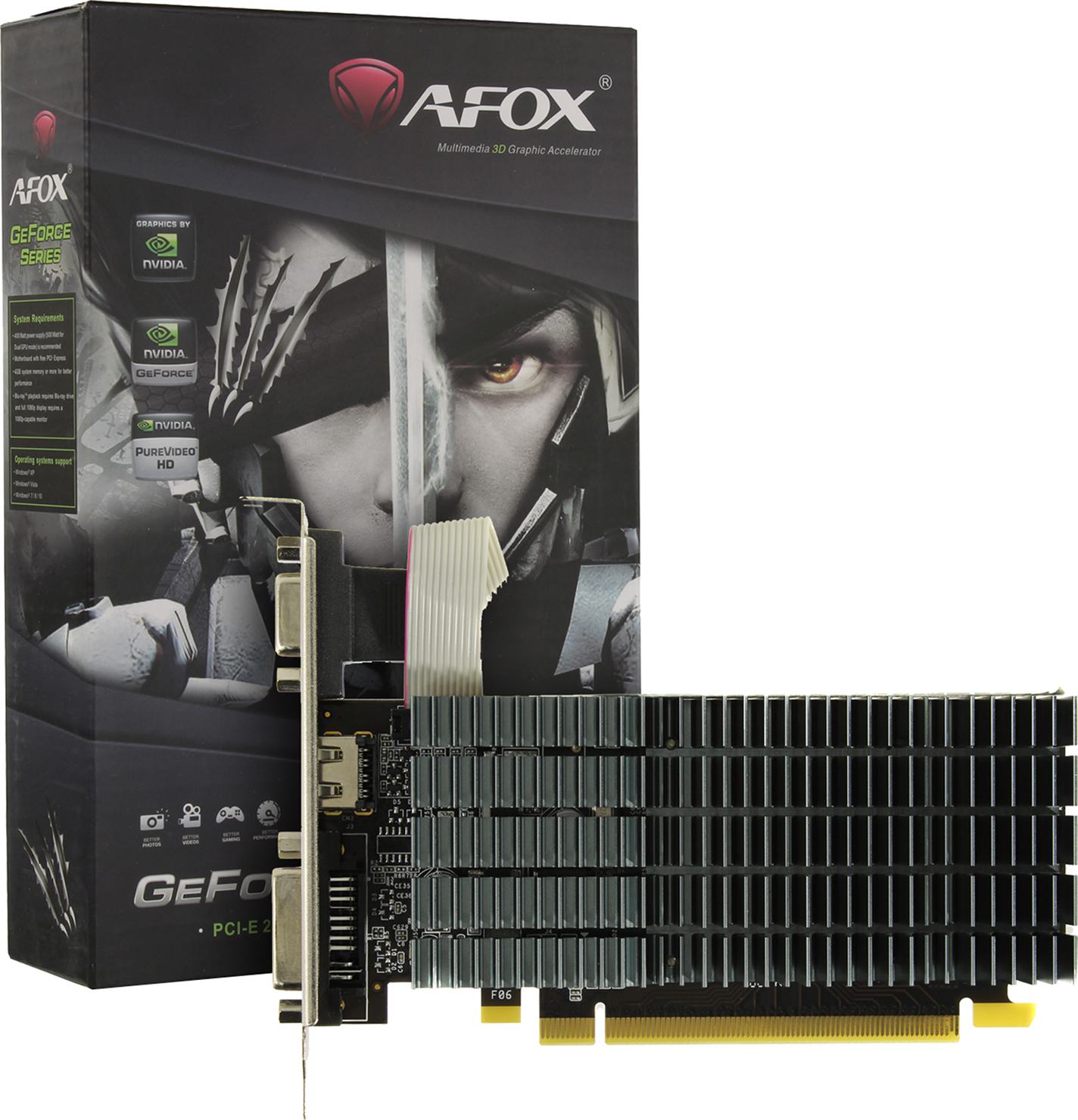 

Видеокарта AFOX NVIDIA GeForce 210, GeForce 210