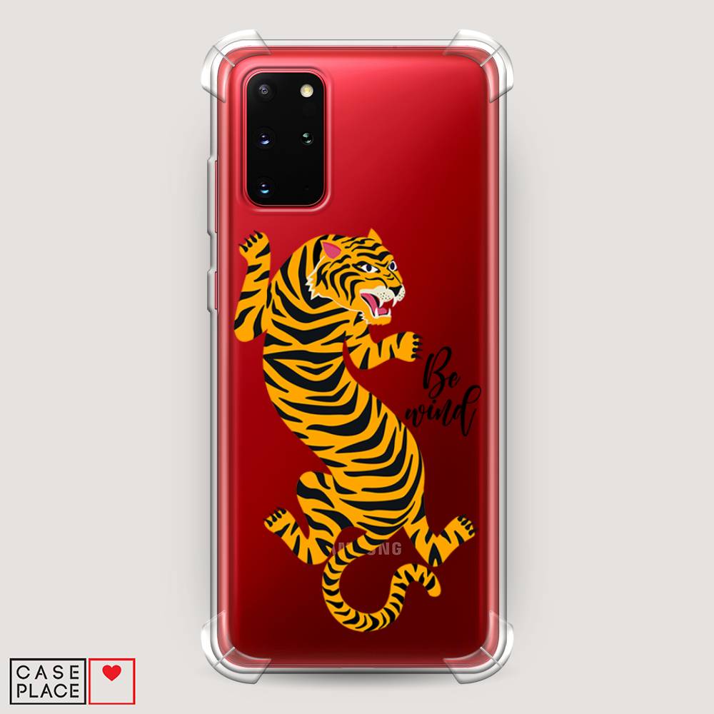 

Чехол Awog на Samsung Galaxy S20 + "Tiger be wind", Желтый;черный