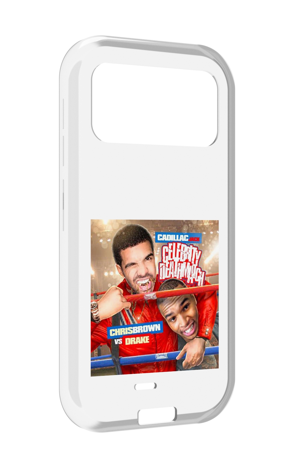 

Чехол MyPads Drake & Chris Brown - Celebrity Deathmatch для Oukitel F150 H2022, Прозрачный, Tocco