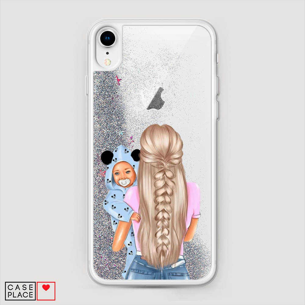 

Чехол Awog на Apple iPhone XR (10R) / Айфон XR (10R) "Молодая мама", Разноцветный, 12091-1