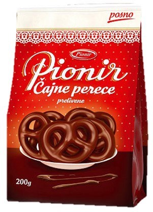 Печенье Pionir к чаю, в шоколадной глазури, 200 г