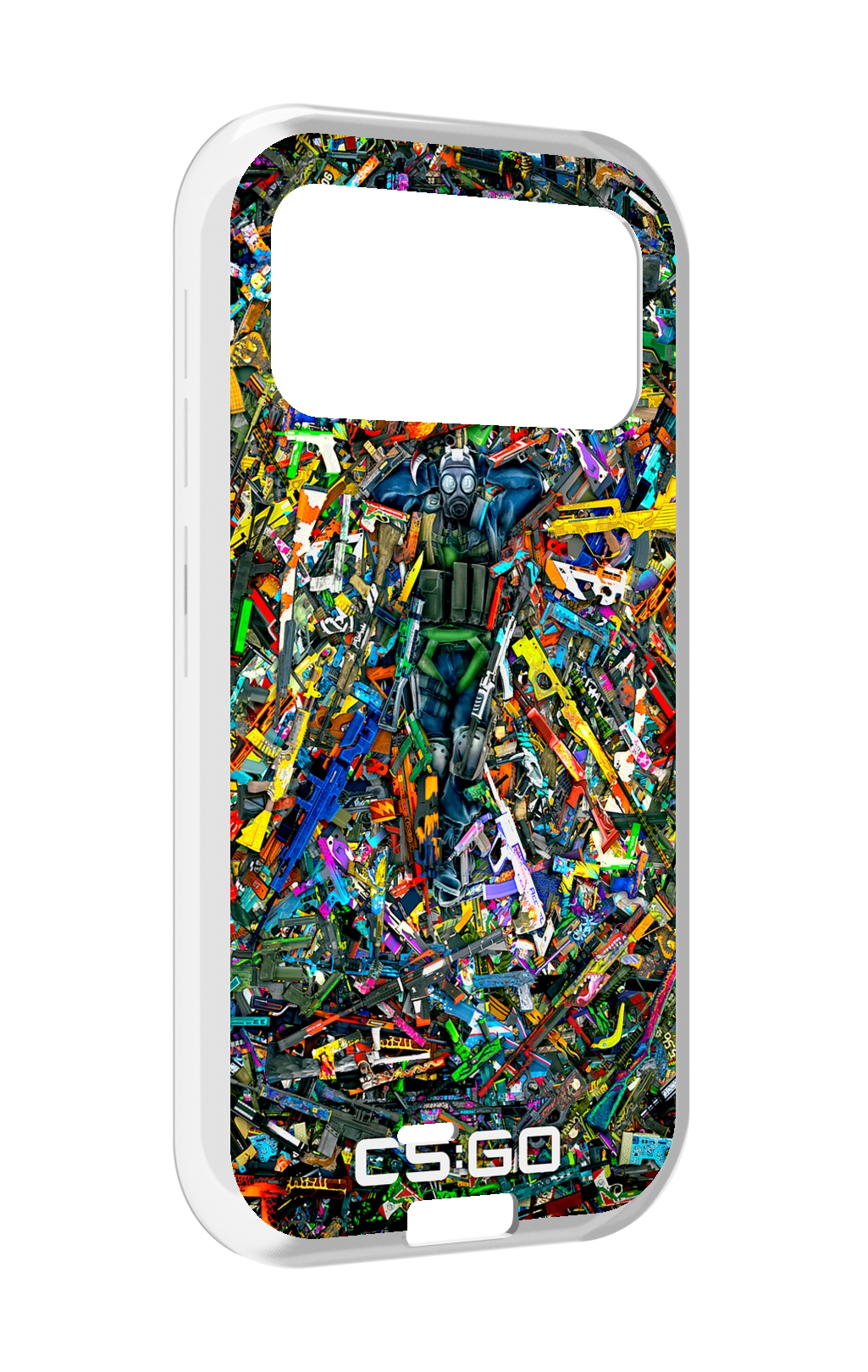 

Чехол MyPads CS GO guns skins мужской для Oukitel F150 H2022, Прозрачный, Tocco