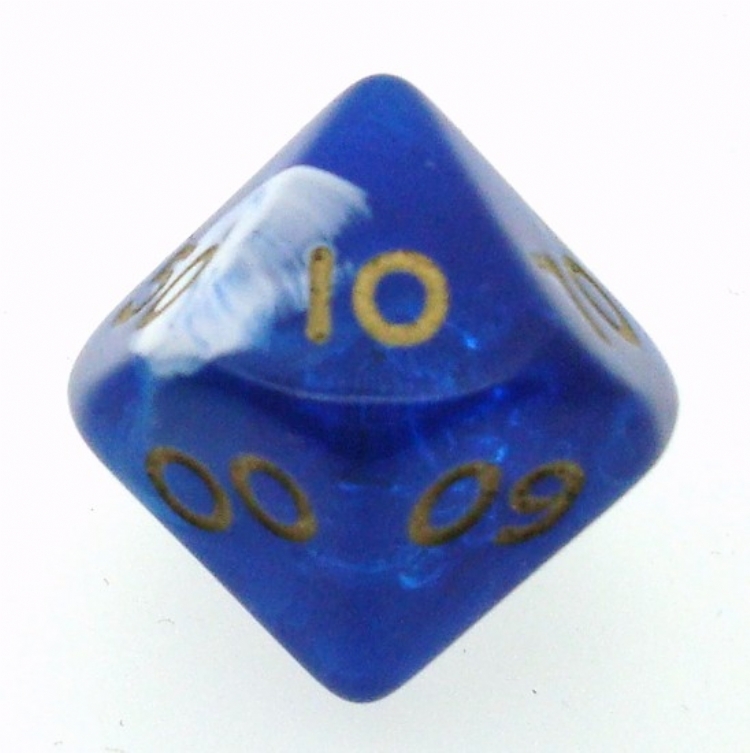 

10-гранный кубик 15мм процентник d100