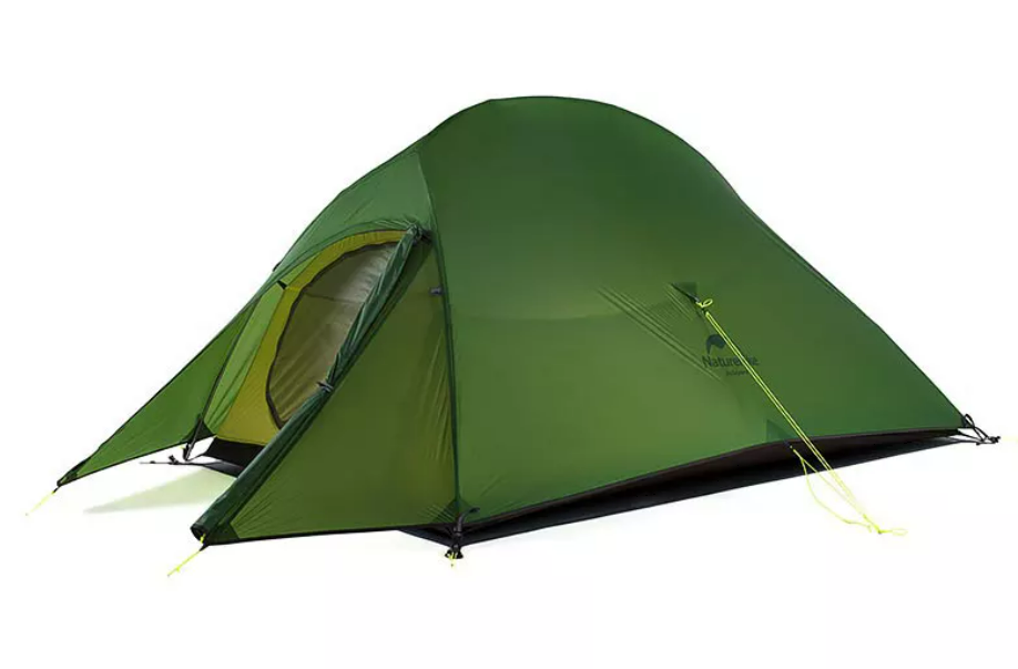 Палатка Naturehike ультралёгкая, на 3 человека, с матом, тёмно-зелёная