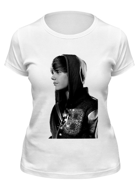 

Футболка женская Printio Justin bieber белая 2XL, Белый, Justin bieber