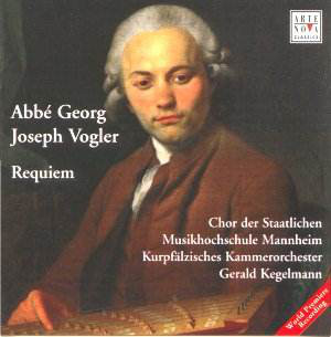 

Vogler: Requiem in E Flat Major - Gerald Kegelmann (1 CD)