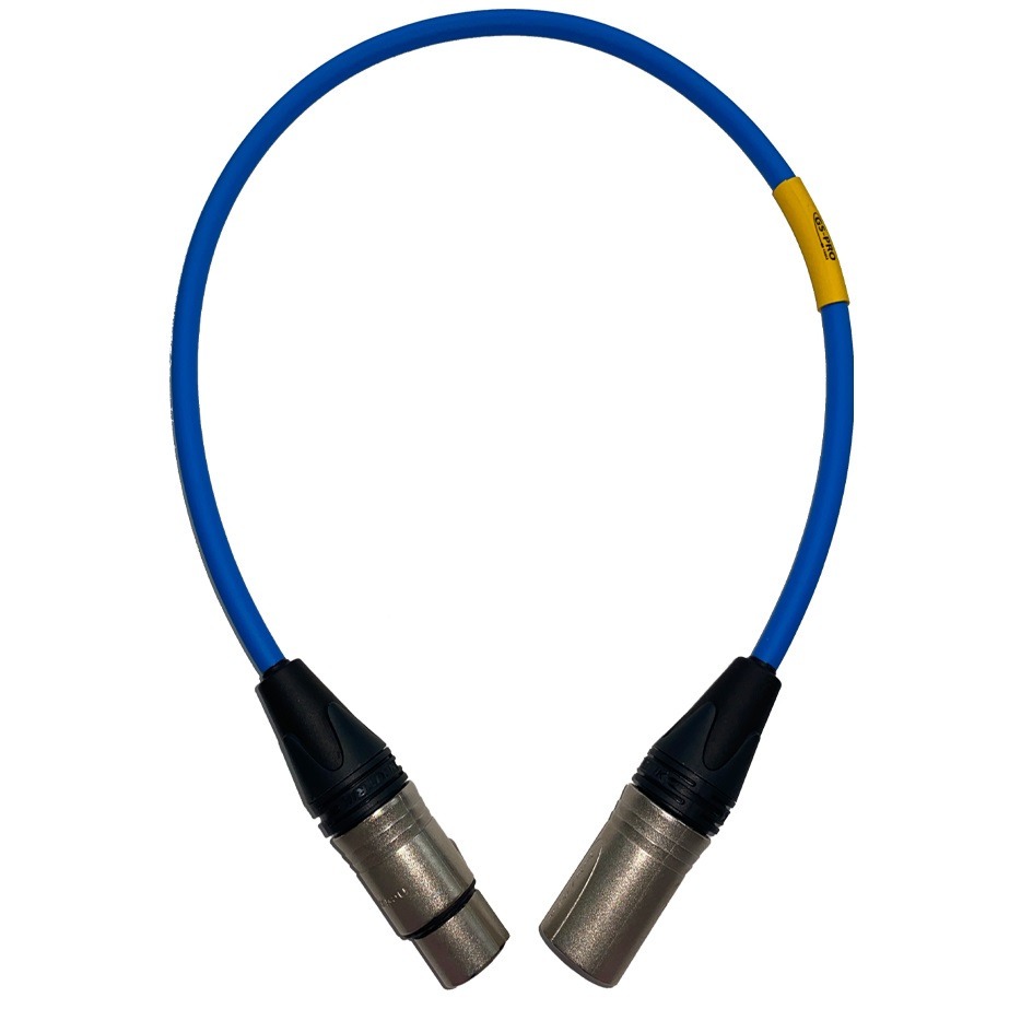 фото Кабель аудио 1xxlr - 1xxlr gs-pro xlr3f-xlr3m blue 0.5m