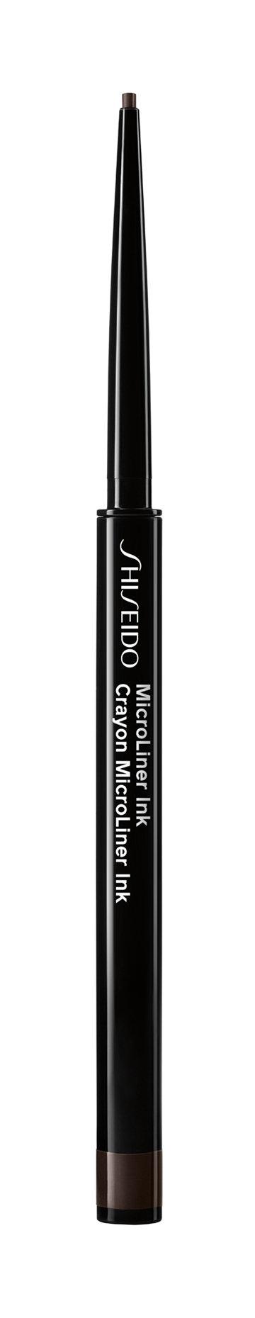 Карандаш для глаз Shiseido Microliner Ink №02 Brown 0,08 г shiseido средство для снятия макияжа с глаз и губ instant eye and lip makeup remover