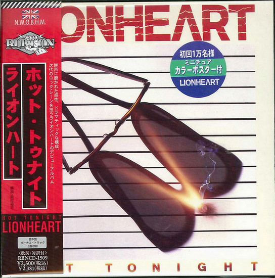 

LIONHEART: HOT TONIGHT (1 CD)