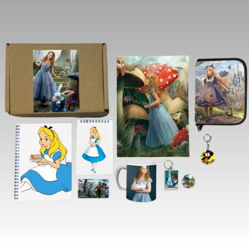 

Бокс с подарком Алиса в Стране чудес, Alice in Wonderland 1, 54316379-1, 9 предметов