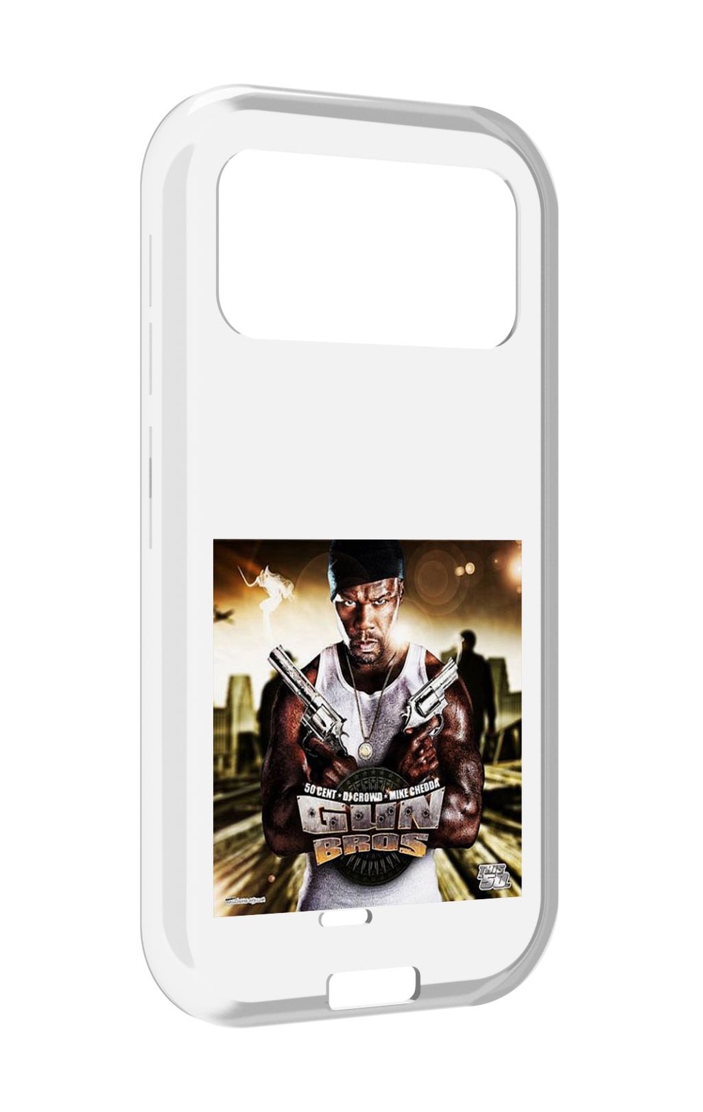 

Чехол MyPads 50 Cent - Gun Bros для Oukitel F150 H2022, Прозрачный, Tocco