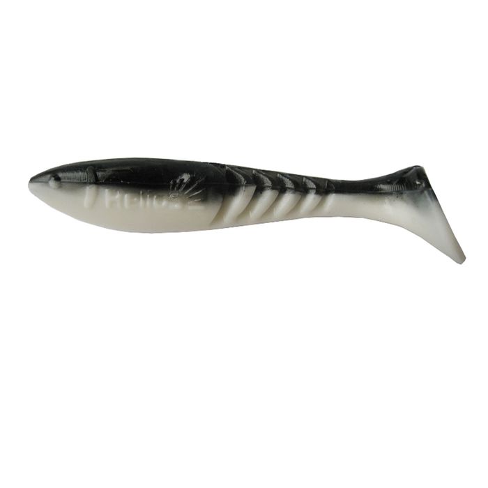 

Виброхвост Helios Slash, длина 6,7 см, Black & White, HS-19-023 (10 шт.)