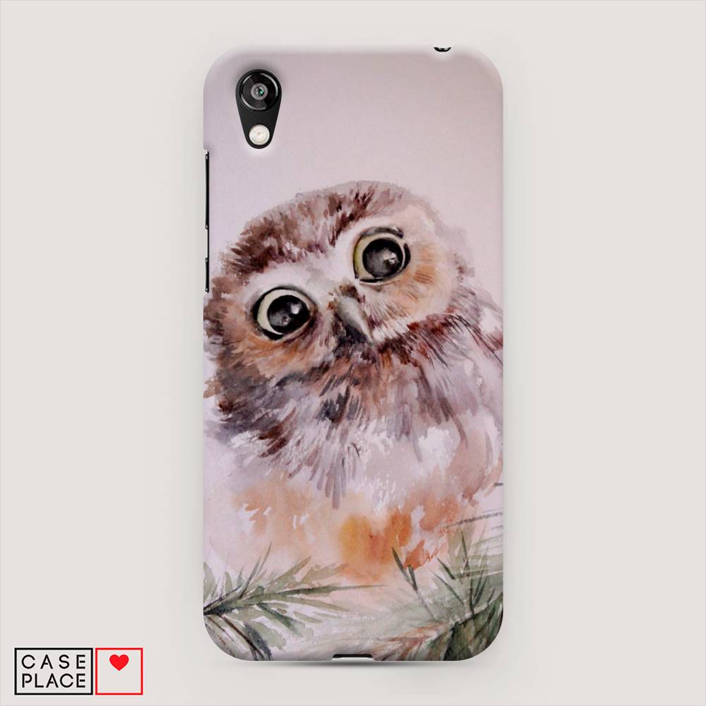 фото Чехол awog "сова на розовом" для honor 8s prime