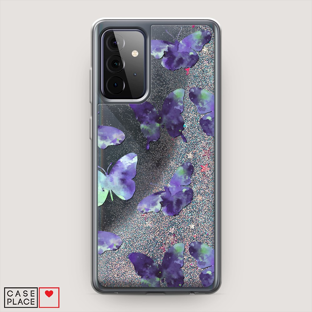 

Чехол Awog на Samsung Galaxy A72 / Самсунг A72 "Бабочки отпечатки", Разноцветный, 2101991-1