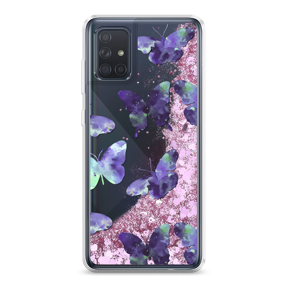 

Чехол Awog на Samsung Galaxy A71 4G "Бабочки отпечатки", 29094-1