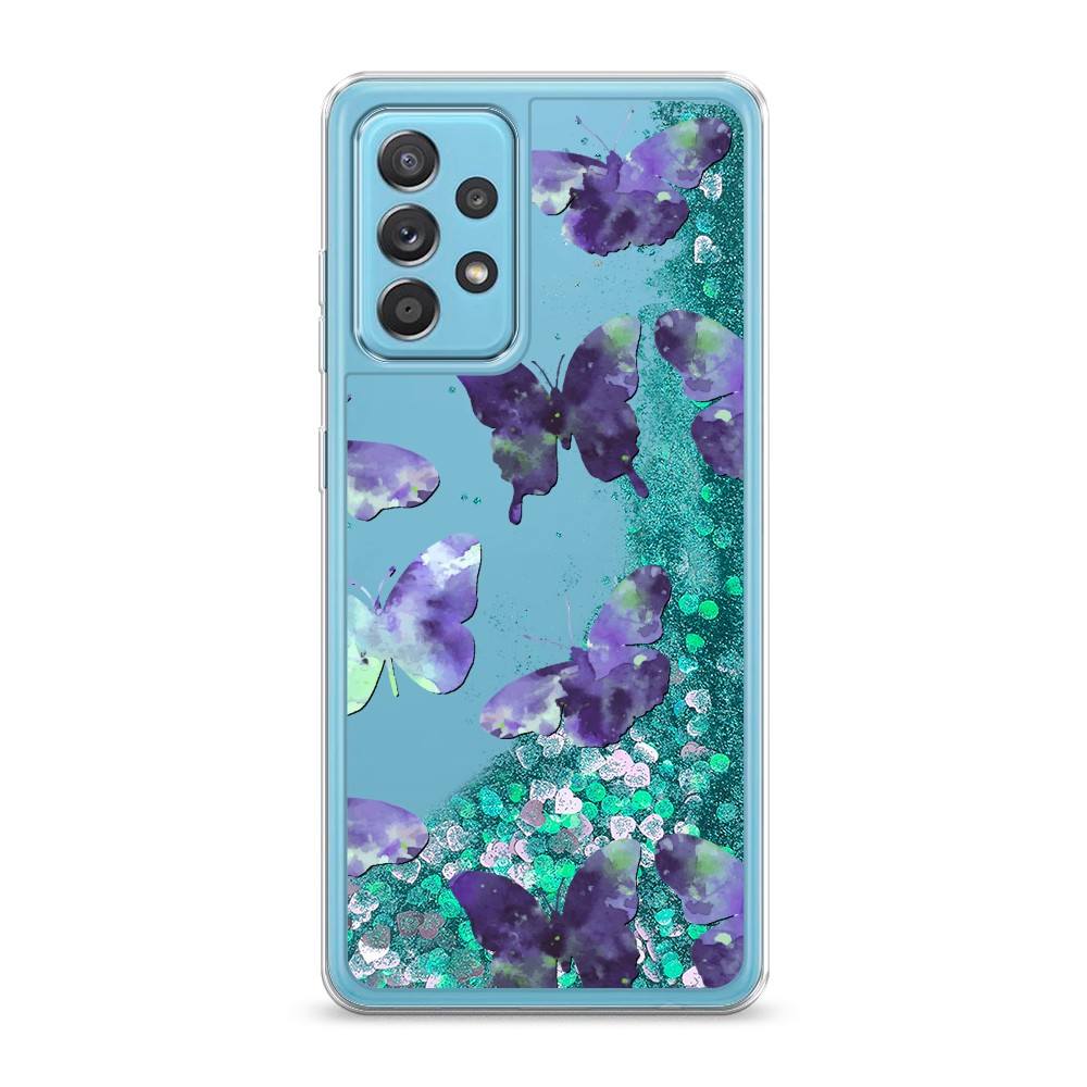 

Жидкий чехол с блестками "Бабочки отпечатки" на Samsung Galaxy A52s, 2106595-1