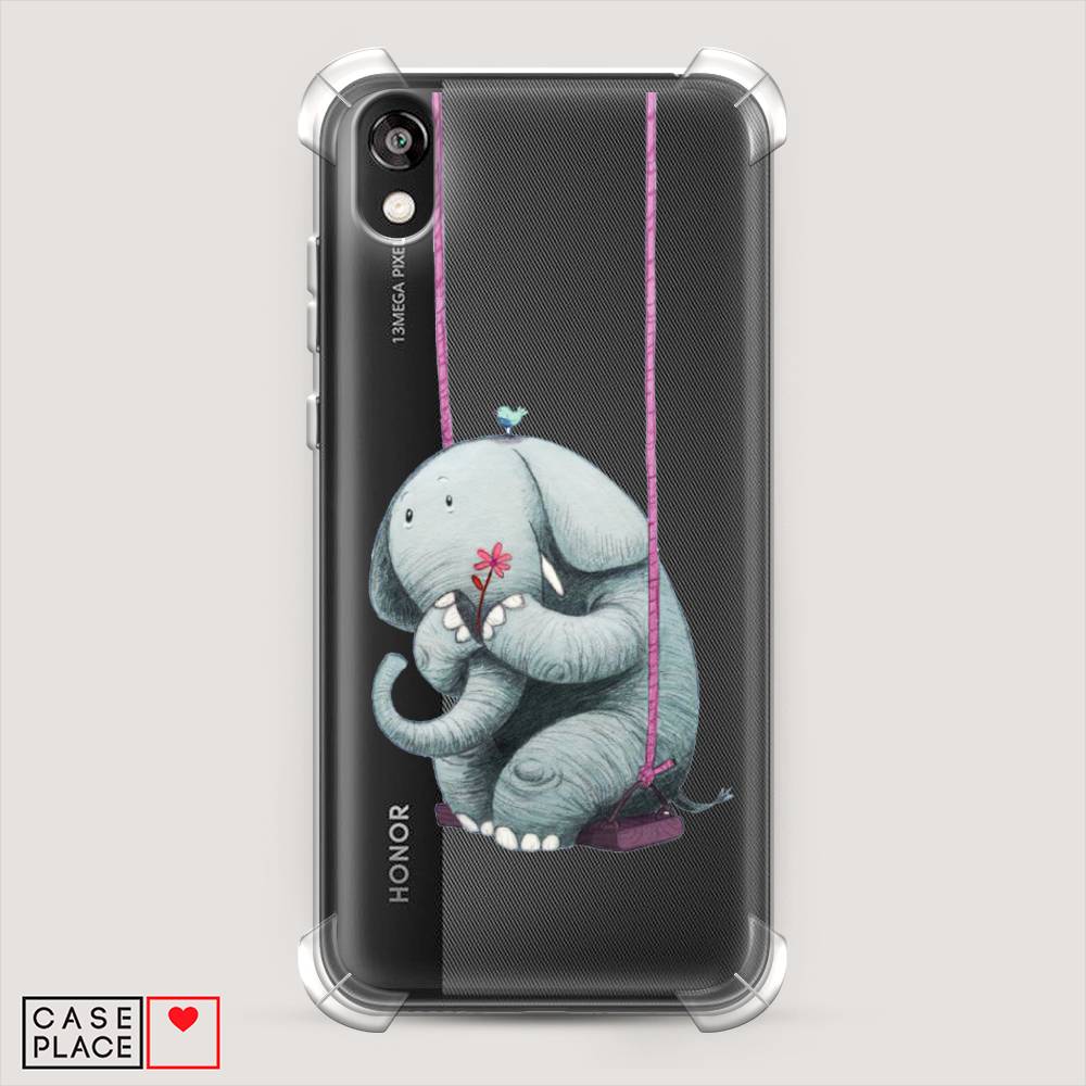 

Чехол Awog на Honor 8S Prime "Грустный слоник", Разноцветный, 6103951-1