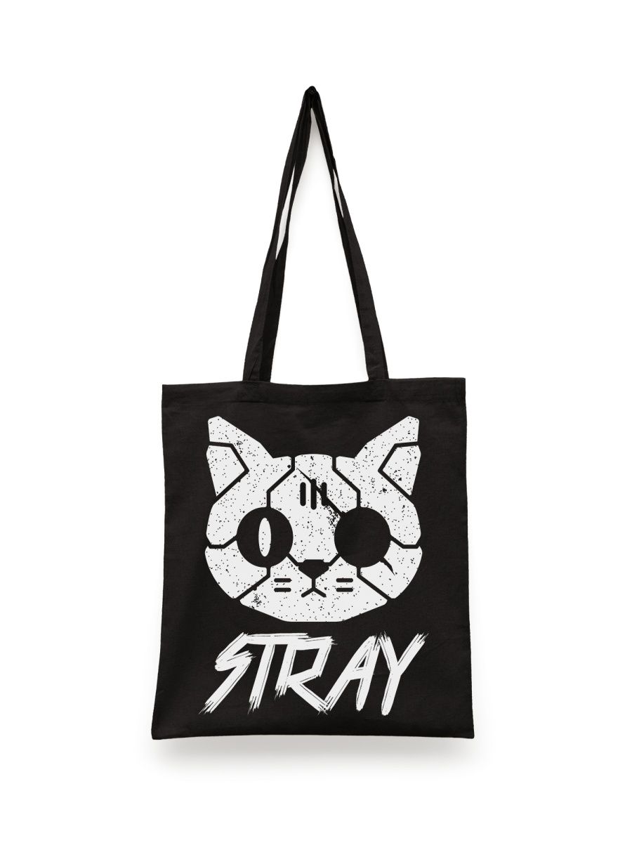 фото Сумка шоппер унисекс сувенирshop stray/кот 1, черный