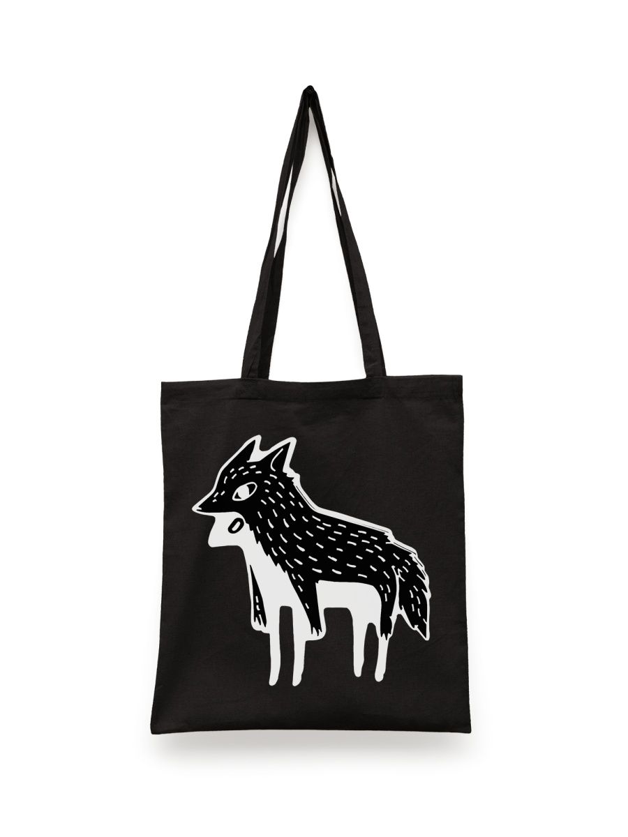 

Сумка шоппер унисекс СувенирShop Wolf 1, черный, Wolf 1