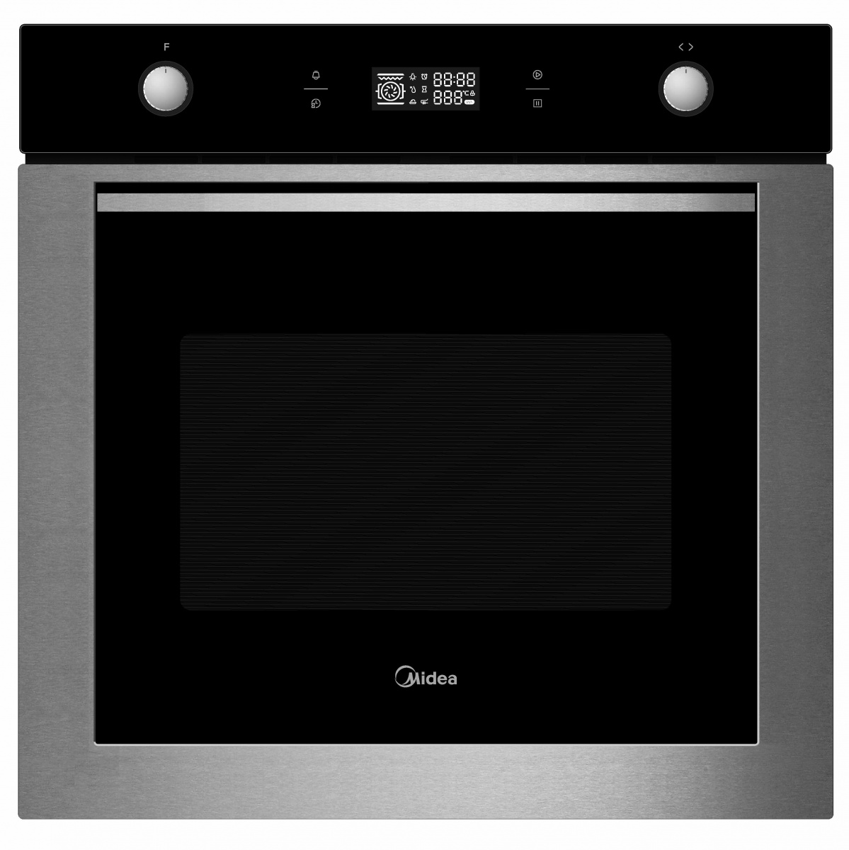 Встраиваемый электрический духовой шкаф Midea MO78100CGBX Silver, Black