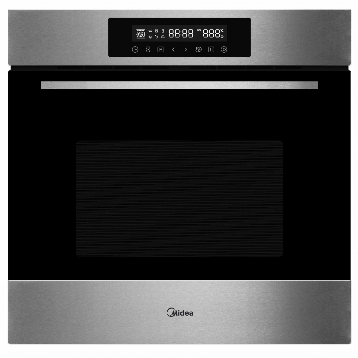 

Встраиваемый электрический духовой шкаф Midea MO98270CX Silver, Black, MO98270CX