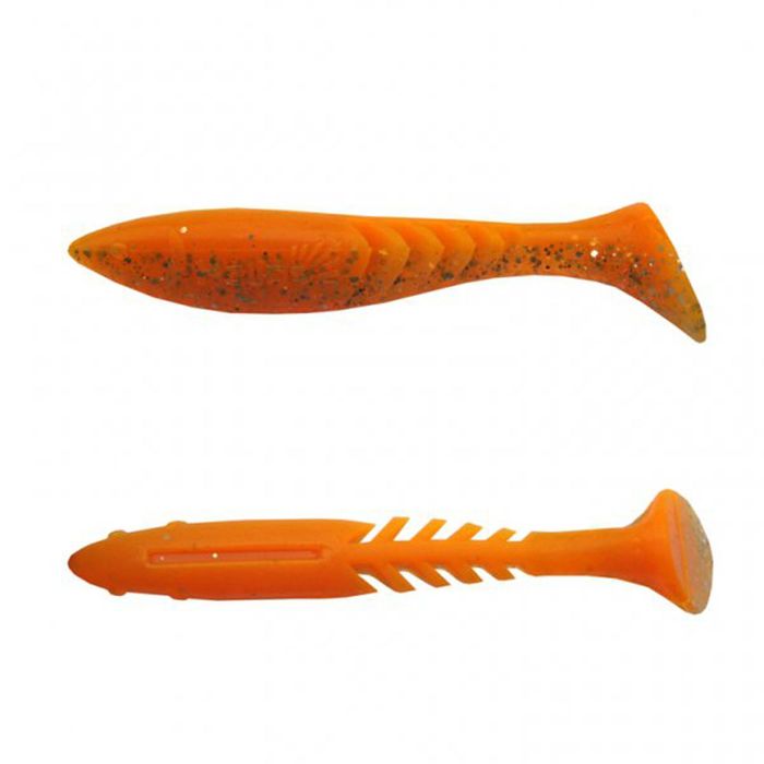 

Виброхвост Helios Slash 6,7 см Orange & Sparkles HS-19-022 (набор 10 шт), Оранжевый