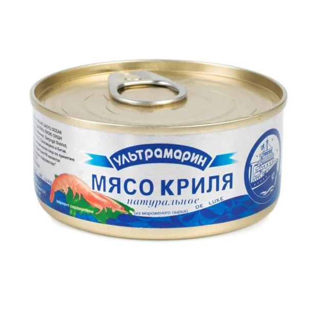 

Мясо криля Ультрамарин в собственном соку 105 г