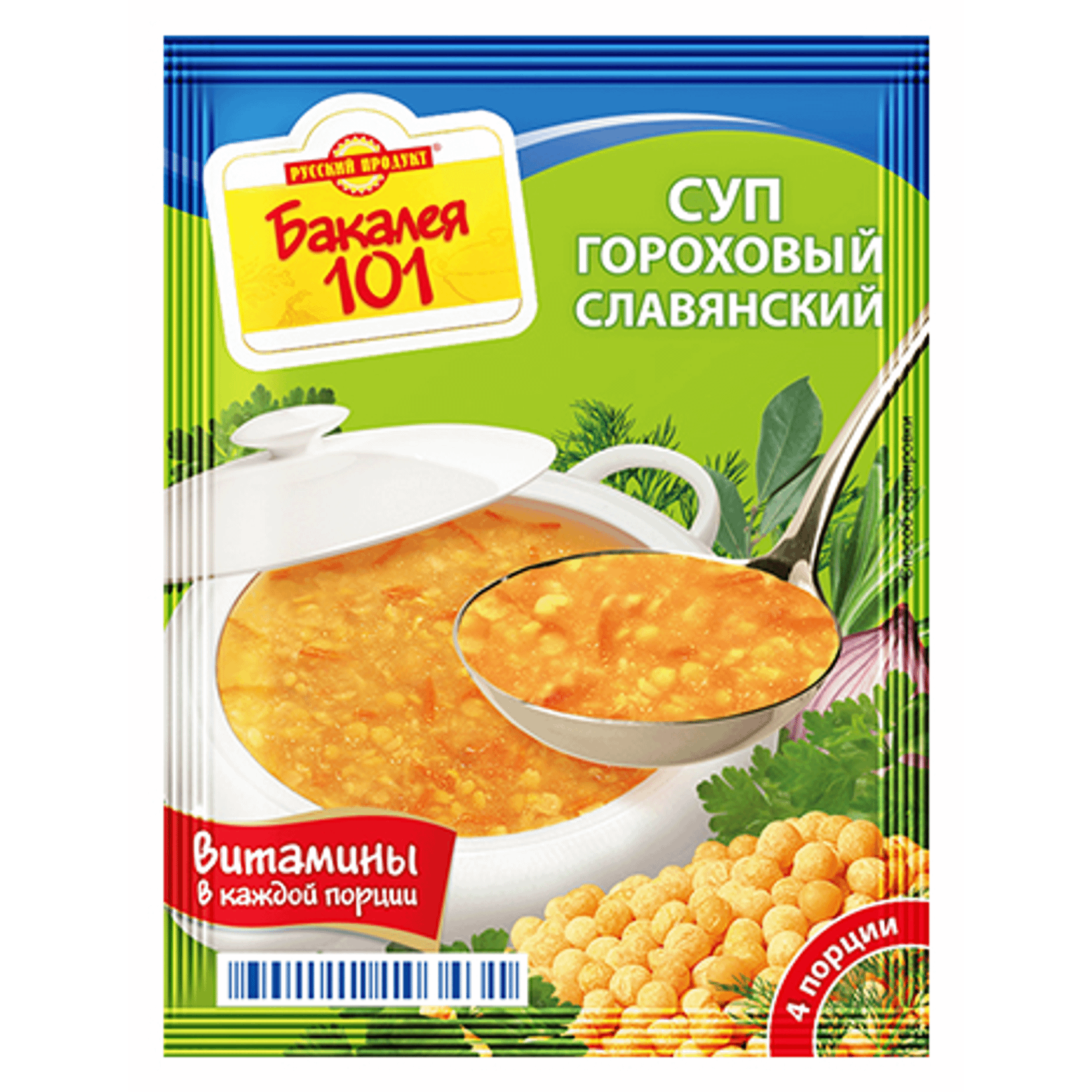 Суп Русский Продукт Бакалея 101 Славянский гороховый 65 г