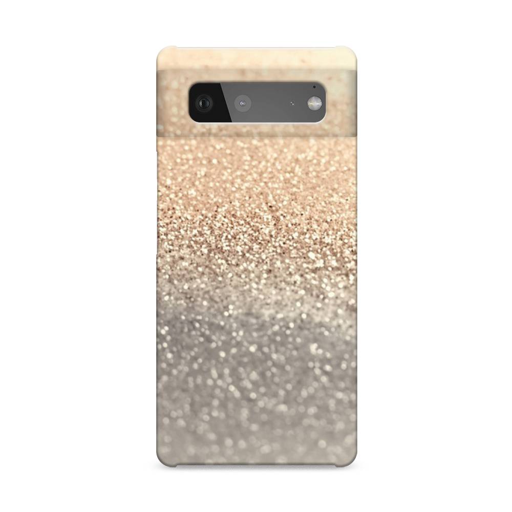 

Пластиковый чехол "Песок золотой рисунок" на Google Pixel 6