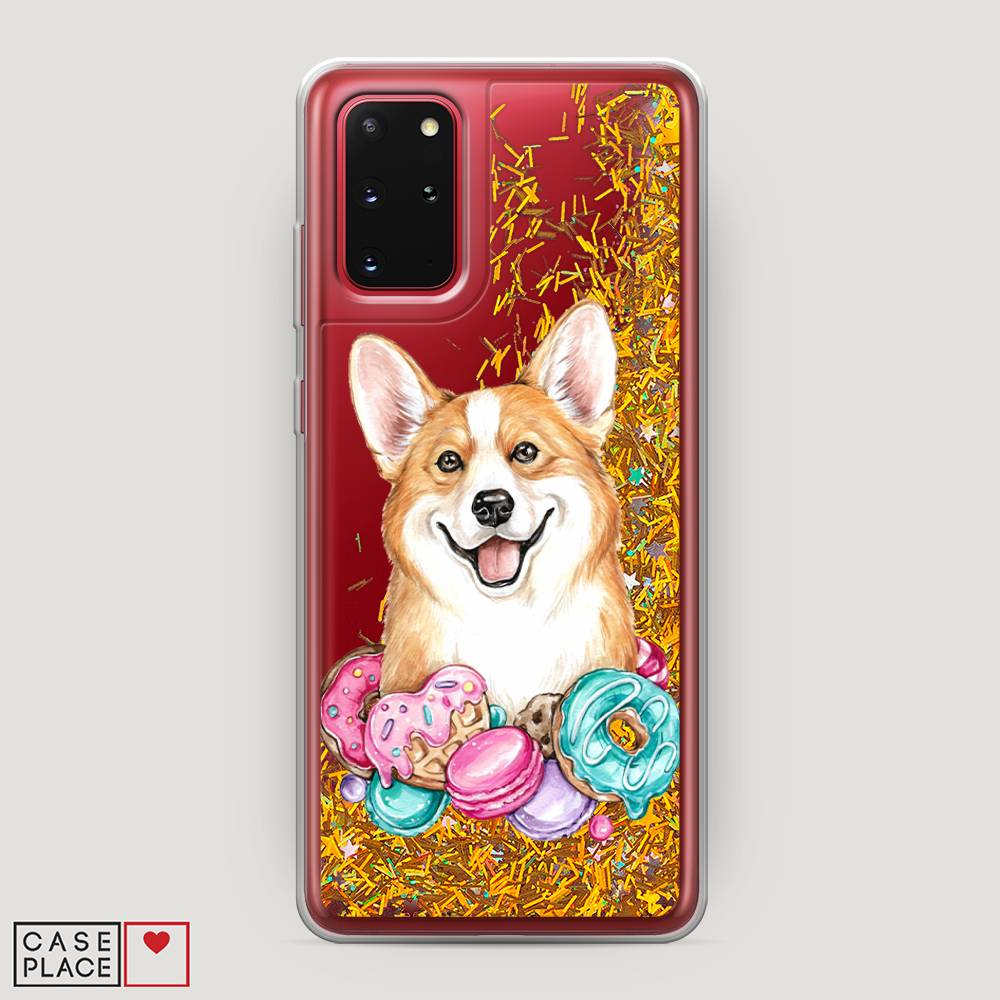 

Чехол Awog на Samsung Galaxy S20 + "Корги и сладости", Розовый;белый, 29390-1