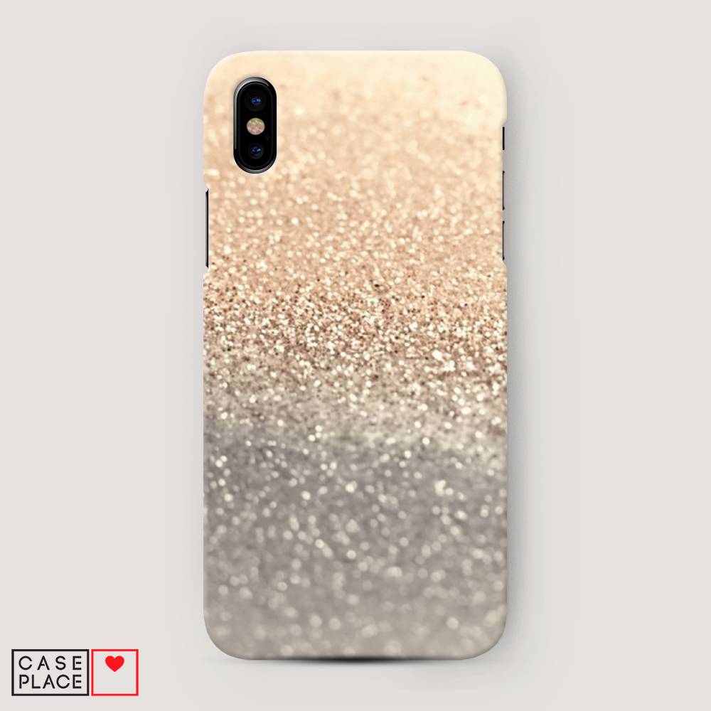

Пластиковый чехол "Песок золотой рисунок" на Apple iPhone XS Max (10S Max), 11920-2