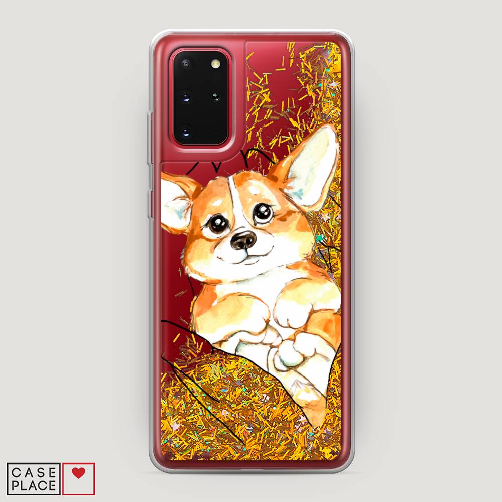 

Чехол Awog на Samsung Galaxy S20 + "Корги в ладошках", Белый;оранжевый;черный, 29390-1