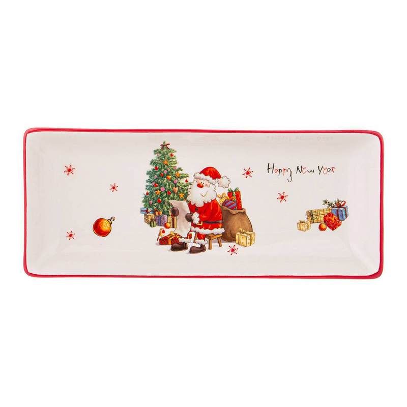 

Блюдо сервировочное Agness Новый год 28*12*3 см 358-1832